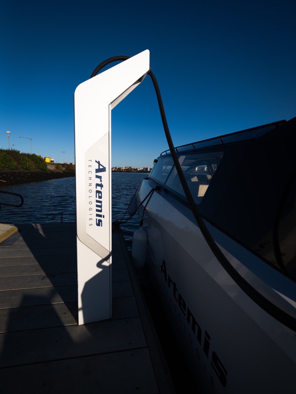 Artemis EF-12 Escape · foiling at sunset, Miami